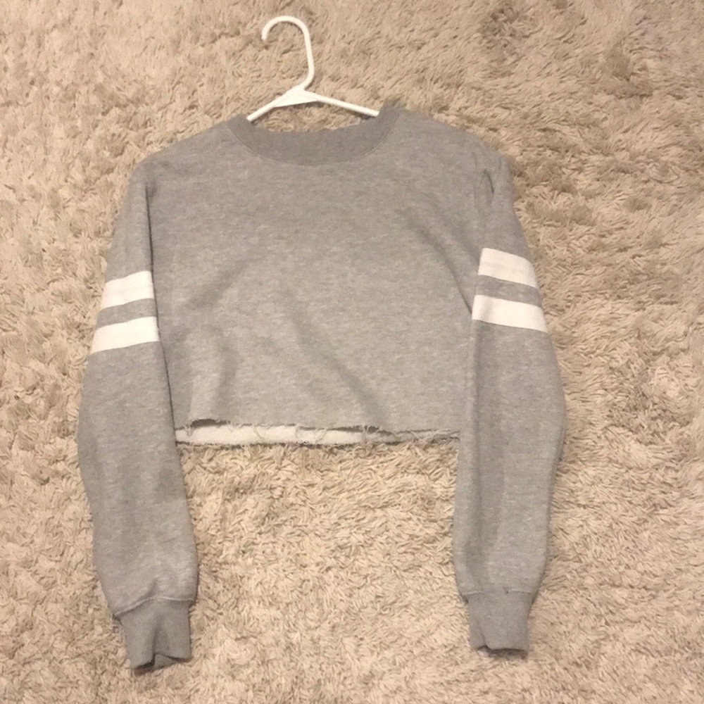A  long sleeve crop top